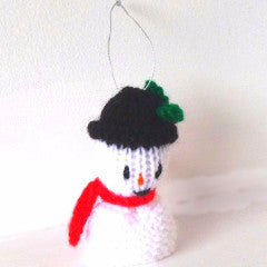 Knitted Christmas Hanging Decorations