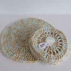Table Coasters Mat Round Beige