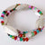 Bracelet Bead Metal White Red