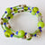 Bracelet Bead Metal Green Blue