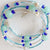 Bracelet Bead Metal Blue Blue