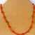 Necklace Bead Red Clasp Fasten