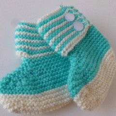 Fabric Baby Bootees