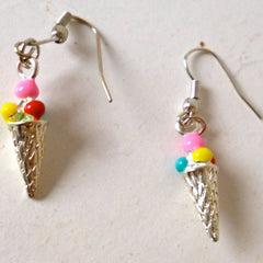 Earrings Ice-cream Hook Fasten