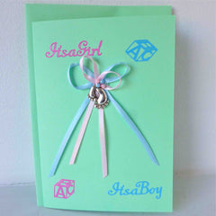 Girl & Boy Twin Congratulation Cards