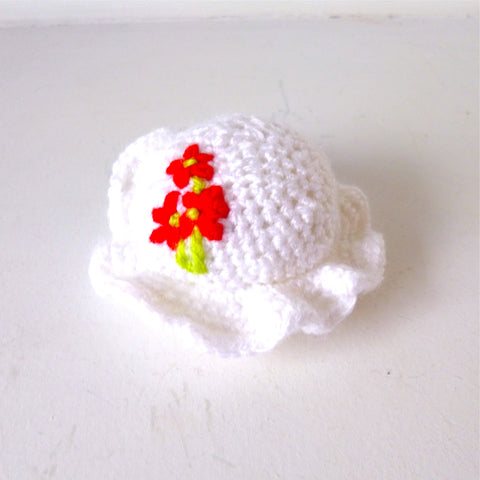 Crocheted Hat Pin Cushion
