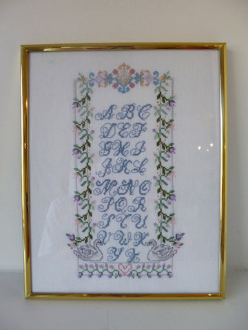 Embroidered Alphabet Frame