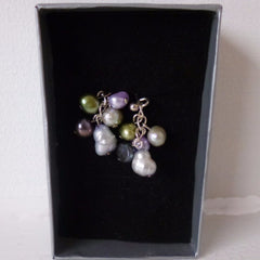 Pastel Freshwater Pearl Earrings