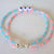 Bracelet Bead BFF Blue Pink