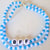 Bracelet Bead BFF White Blue