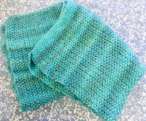 Fabric Turquoise Blanket