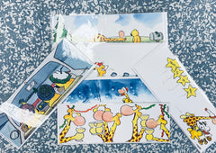 Pack of 10 Funny Christmas Greeting Cards - Various Designs