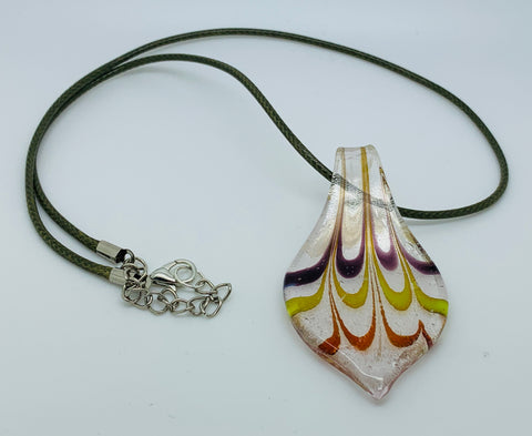 Teardrop Glass Pendant