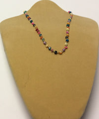 Rainbow Shell Chips Necklace