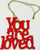 Wood Love Hanging Colour Red You Are