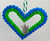 Hama Bead Angel Charm Decoration