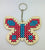 Cross Stitch Butterfly Keyring