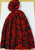 Hat Wool Colour Green Red