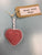 Crocheted Heart Keyring