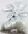 Bag Fabric Lavender Silver Sachet Tie White