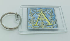 Illuminated Letter Keyrings Made in Lockdown