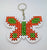 Cross Stitch Butterfly Keyring