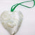 Bag Fabric Lavender Gold Heart Hang Green