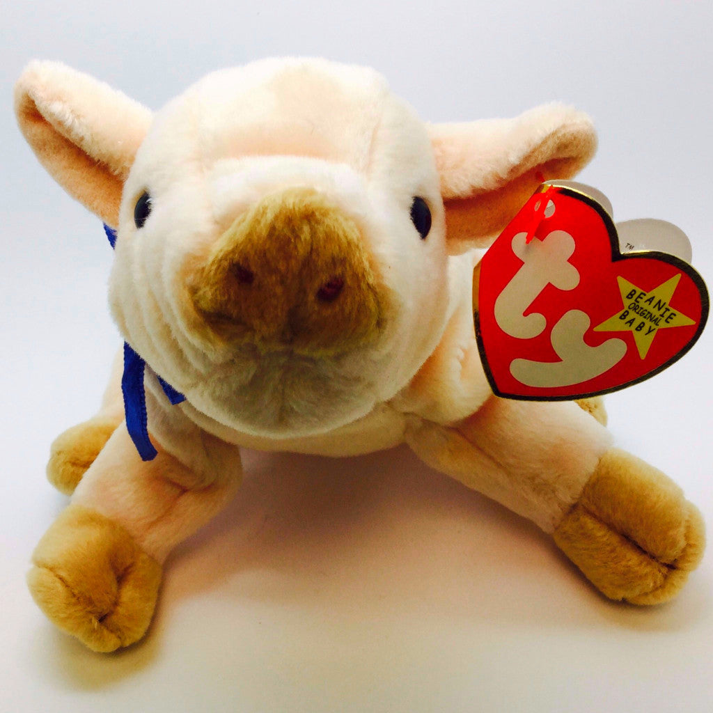 Knuckles the pig beanie top baby