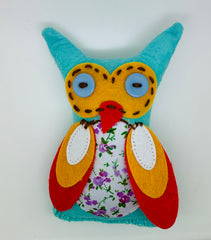 Fabric & Felt Cute Owl